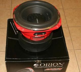 Orion HCCA122 HCCA 122 4000Watt SPL competition subwoofer Gently used
