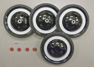 AMF WHEELS w/ Tires for AMF Pedal Cars   Complete Kit