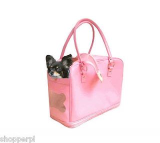PINK PUPPY DOG CHIHUAHUA YORKIE COMFORT CARRIER TOTE BAG