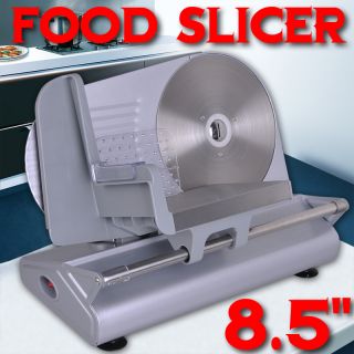 Pro 8.5 150W Electric Deli Fruit Meat Food Slicer Cutter Stainless 