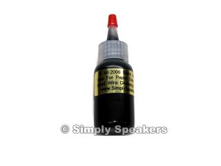   Black Speaker Glue   Adhesive for woofer cone dust caps MI 2000