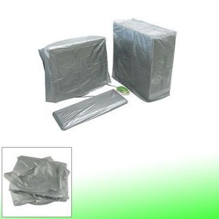   PVC 3 in 1 Anti Dust Cover Kit for 19 Wide Screen Desktop Computer