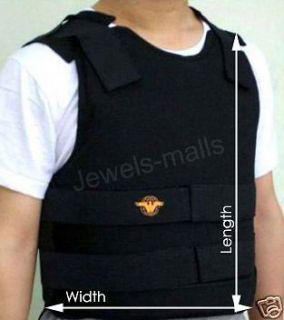 Body Bullet Bullet proof Vest Armor Proof Kevlar Defense NIJ Size L 