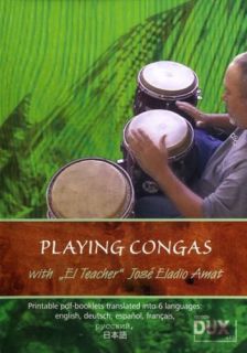 Learn How To Play Playing Congas Jose Eladio Amat DVD