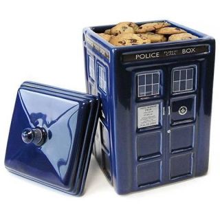 Doctor Who TARDIS Ceramic Cookie Jar NEW