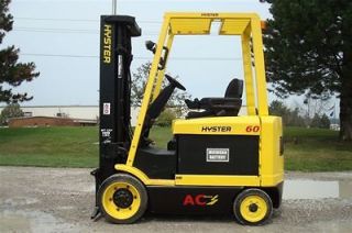   lb CAPACITY ELECTRIC FORKLIFT LIFT TRUCK RECONDTIONED BATTERY LOW HR