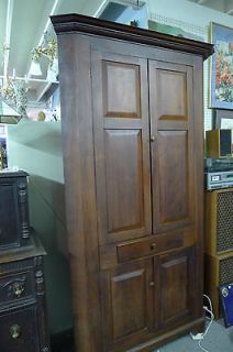 Vintage 1920s Corner Cabinet **Already converted to the TV Stand**