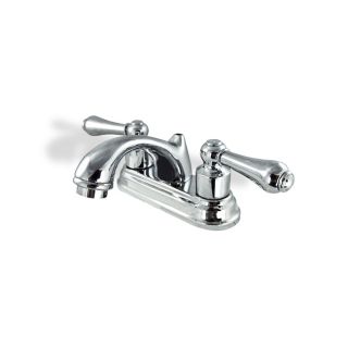 New Modern Faucet 3 Polish Chrome Centerset Teapot Bathroom Sink 