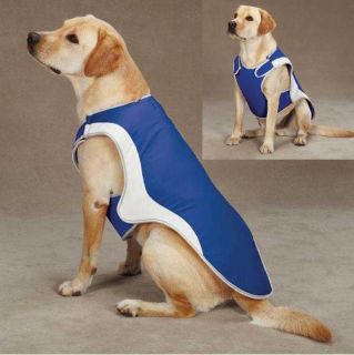 COOL PUP COAT Cooling Dog Jacket Vest w Ice Packs for Hot Weather 