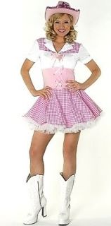 Dolly Parton Cowgirl Fancy Dress Costume & Hat UK 12 14