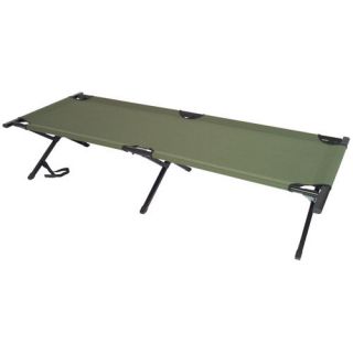 New Deluxe Military Type Aluminum Folding Cot Od Heavy Duty To 250 lbs 