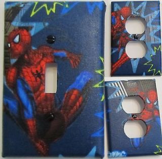 Spiderman Light Switch & Outlet Covers Customize Create Your Own Order