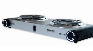 Stainless Steel Portable 1500 WATT Double/Dual Electric Burner Hot 