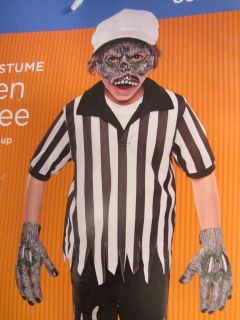 ROTTEN REFEREE Scary Zombie Sports Official Child Costume Sm, Med 