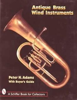 Antique Brass Wind Instruments ID book Trombone Trumpet