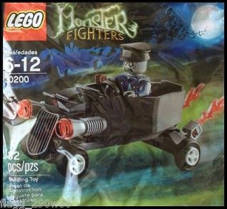 LEGO MONSTER FIGHTERS* Coffin Car with Zombie Chauffeur Mini Figure 