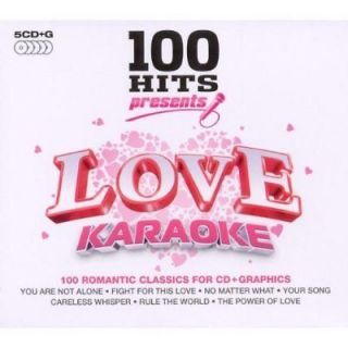 100 KARAOKE LOVE HITS 5 DISCS CDG CD+G NEW+SEALED 2010