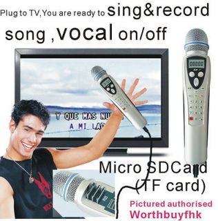 Portable SD Karaoke System Player Magic Microphone Sing Machine 480 
