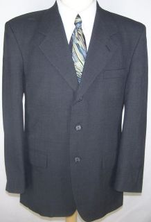 40S cricket Club SOLID CHARCOAL GRAY 3 Button sport coat suit blazer 