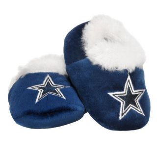 DALLAS COWBOYS Logo NFL Blue Baby Booties Grip Sport Slippers FREE 