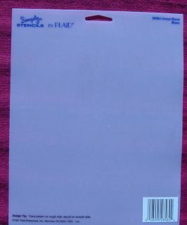 Stencil Plastic Blank Make your own 8x10 crafts paint template Plaid 