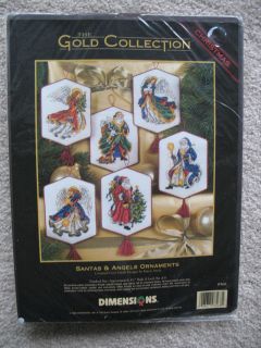 Dimensions Gold counted cross stitch kit #8568   Santas & Angels 