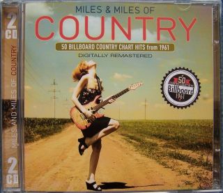 50 BILLBOARD COUNTRY CHART HITS FROM 1961 NEW 2 CD COUNTRY + WESTERN 