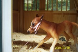   PINK Mare & Foal halter set   fit Breyer LEFIRE newborn foal & mare