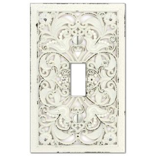 Wall Plate Light Switch Plate & Outlet Cover Distressed Arabesque 