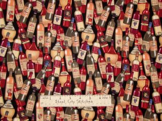 Wine Bottle Merlot Chianti Through The Grapevine Black By Dan Morris 