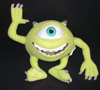   Mike Wazowski Green Monsters Inc Plush Stuffed Animal Soft Toy 8