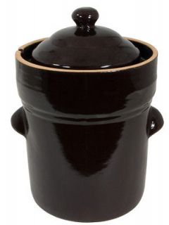 TSM 5 Liter (1.3 gal) Fermenting Crock Pot   Includes Weights