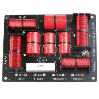Quality 3 Way Crossover Filters Filter f. Speakers 400W