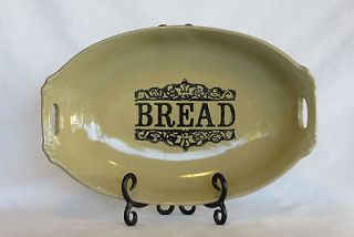 VINTAGE MOIRA POTTERY STONEWARE BREAD PLATE Made in ENGLAND