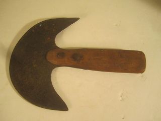 SPLENDID HAND FORGED 19TH CENTURY LEATHER WORKERS CONVEX KNIFE