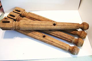   Vintage Wooden Legs 16 1/4 Chair or Table Fluted Furniture Parts