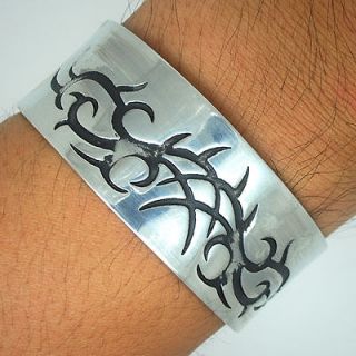   Barbed/Wire Armreif BANGLE Wrist/CUFF/Ban​d/BRACELET Pewter Metal