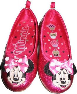   MINNIE MOUSE Sparkle Ballerina Costume Flat Shoes (Cupcake) 7 8 9 10