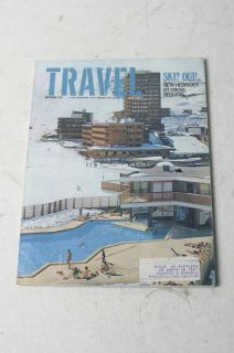Travel Magazine December 1972 Ski? Oui New Hebrides St. Croix Sequoia 