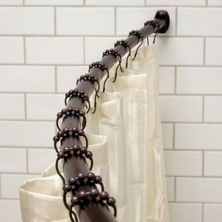 curved curtain rods