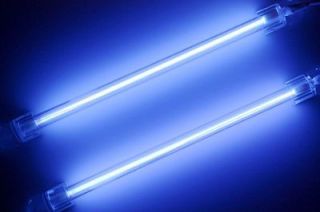 2x Blue 15cm Car Auto Exterior/Inter​ior Neon Light Lamp