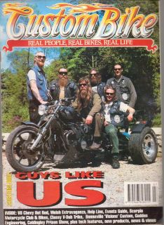 Custom Bike Magazine 7/93 V8 CHEVVY HARLEY, Trike, XS650 YAM, XS100,
