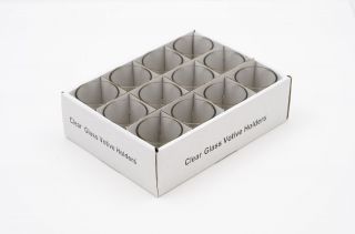12 Clear Glass Votive Holders