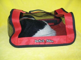   Perfect Petzzz Red Kennel Black White Sleeping Spaniel Dog Plush Toy