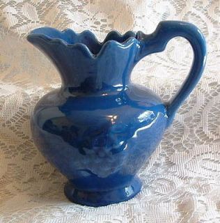 Vintage California Pottery Grayson Arts California Blue Grape Pitcher