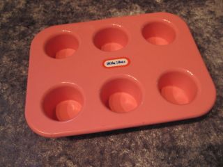   Tikes Fun Play Food kitchen Replacement Pink Muffin Cupcake tray pan