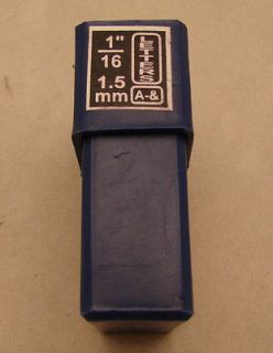 5MM 1/16 Letter Punch Stamp Set Metal Steel Ha​nd A Z in plastic 