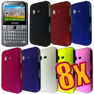 8x Back Cover Hard Case for Samsung Chat 527 S5270
