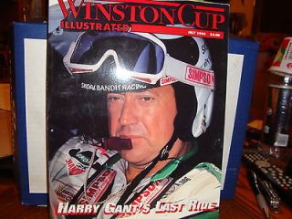 july 1994 winston cup illustrated,harry gants last ride of the skoal 