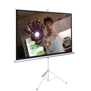 100 Portable Tripod Projector Screen 43 Projection Stand Pull up 